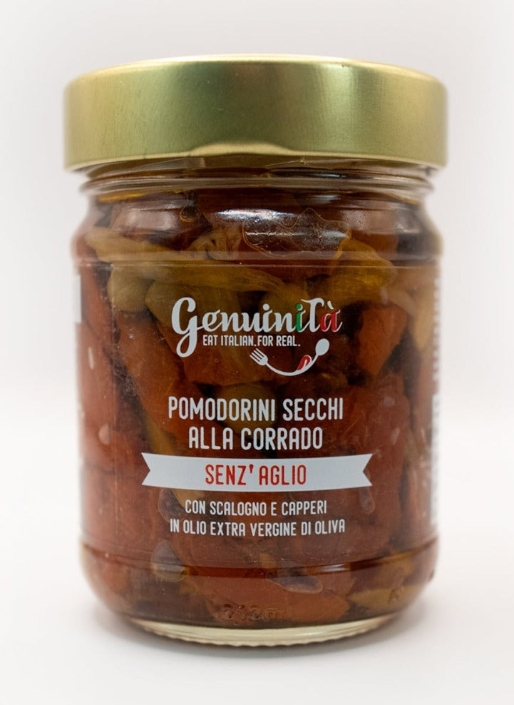 Sun-dried tomatoes (no garlic) - Pomodorini alla Corrado senz'aglio 212 ml