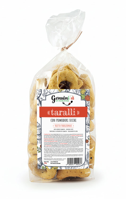 GENUINITÀ TARALLI pugliesi al pomosecco